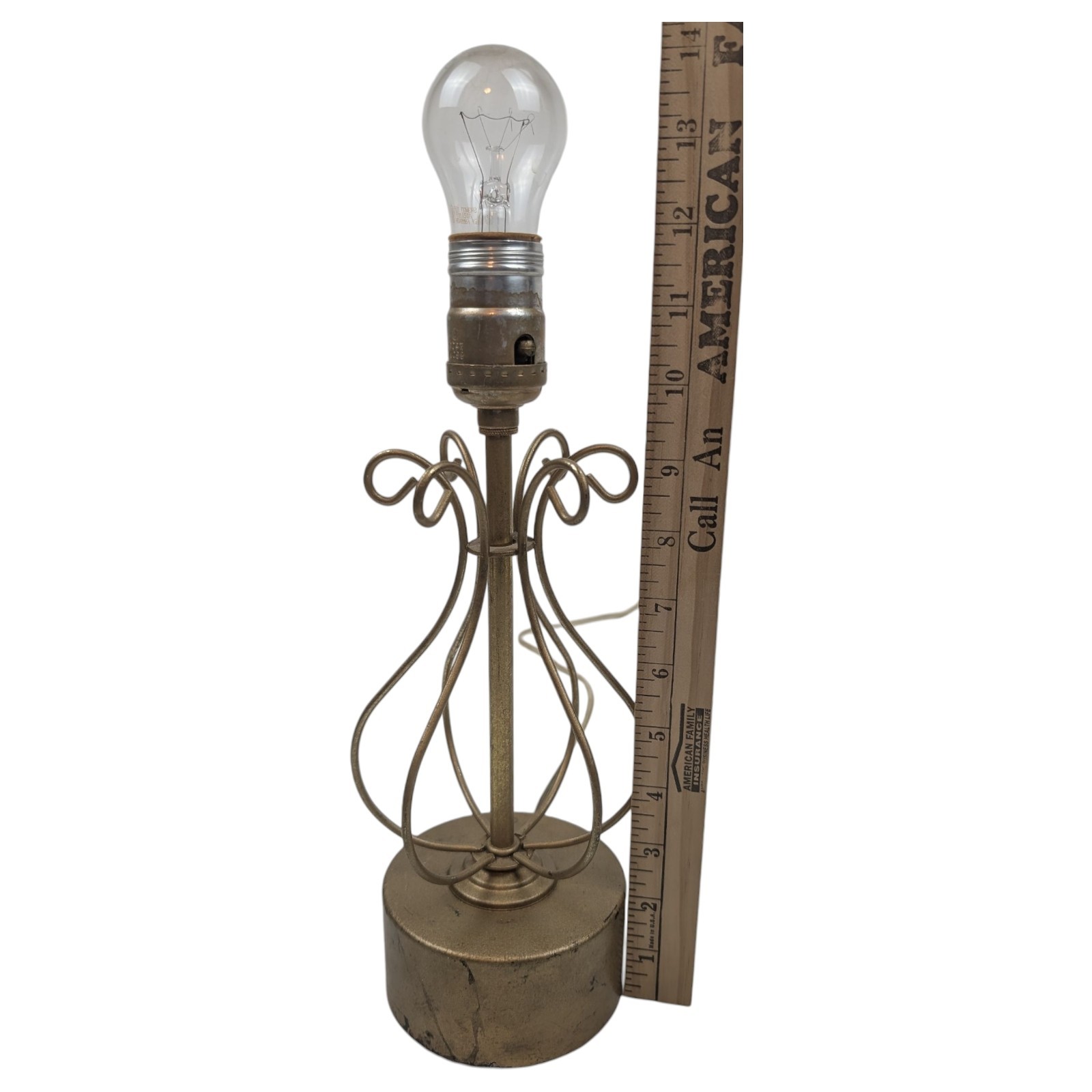 Vtg 60s MCM Atomic Design Desk / Table Lamp - Tested Working