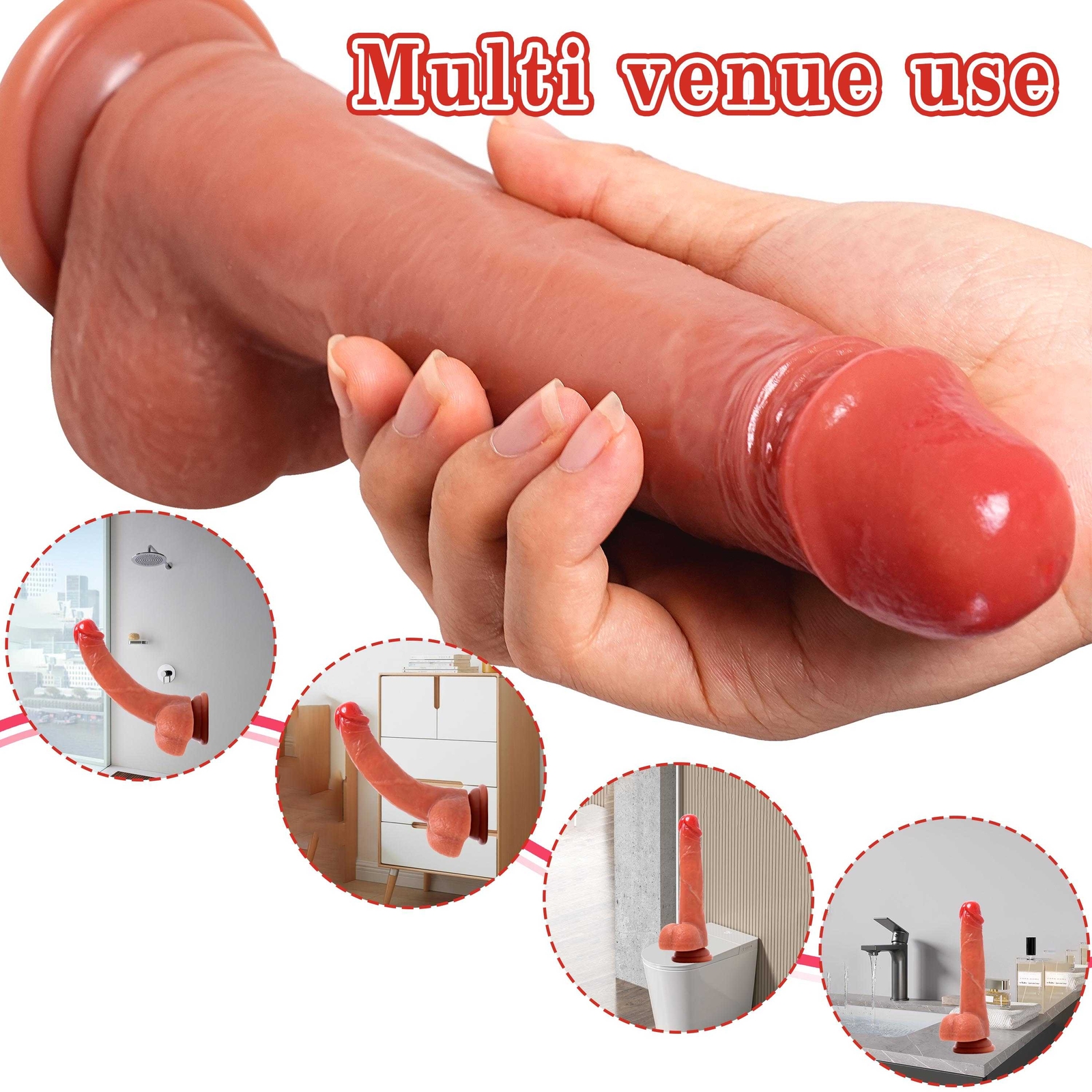 Thrusting Anal Butt Plug Dildo Vibrator Prostate Massager Sex Toys for Men Women