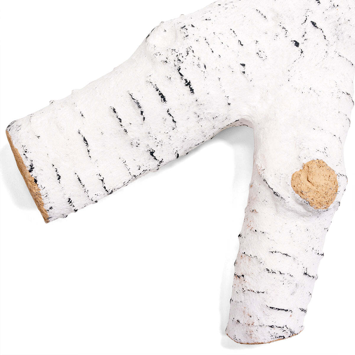 Barton 6PCS Fireplace Realistic Flame Large Ceramic Wood Realistic Flame Firepit