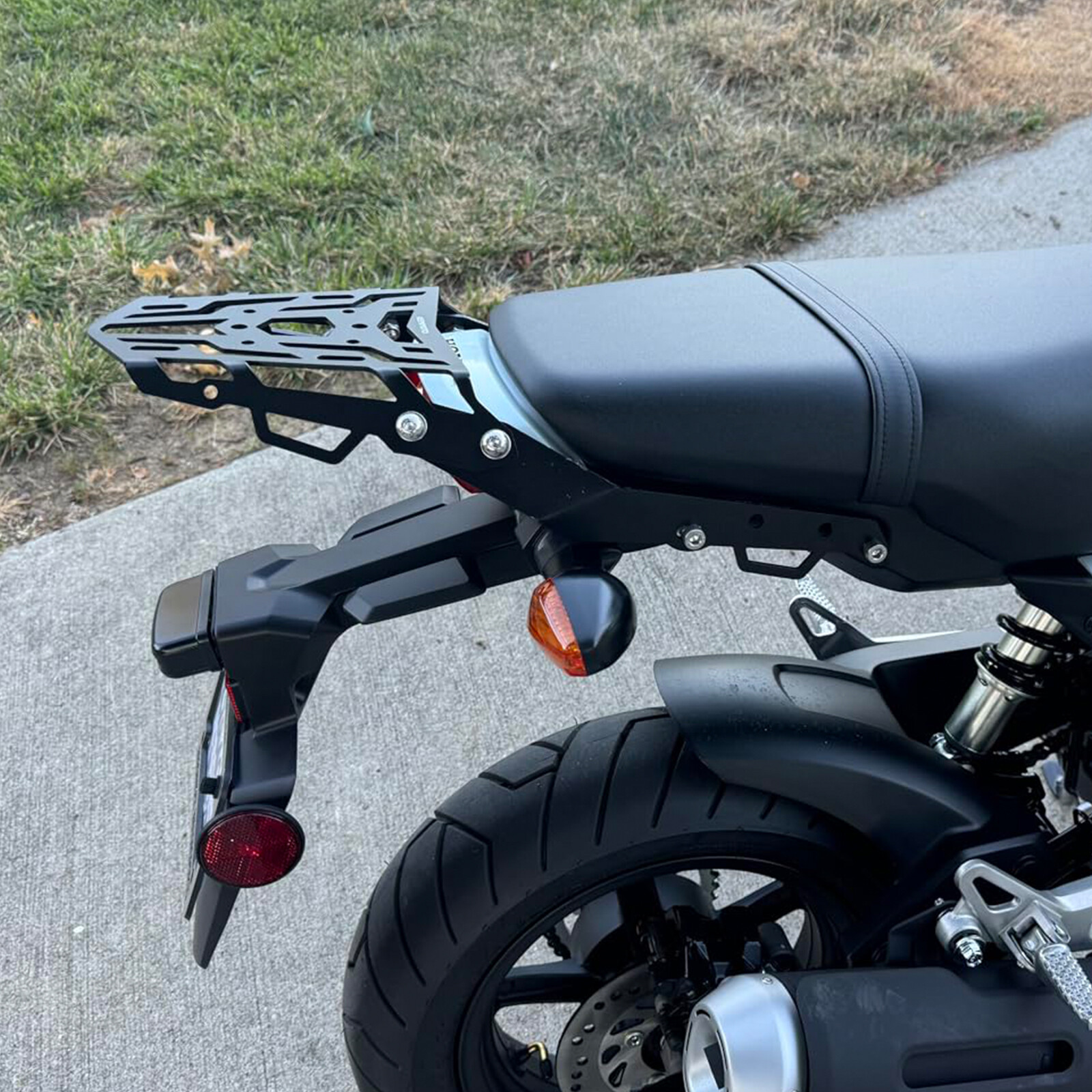 KEMIMOTO Rear Tail Storage Rack Luggage Carrier For Honda Grom 125 2022-2024