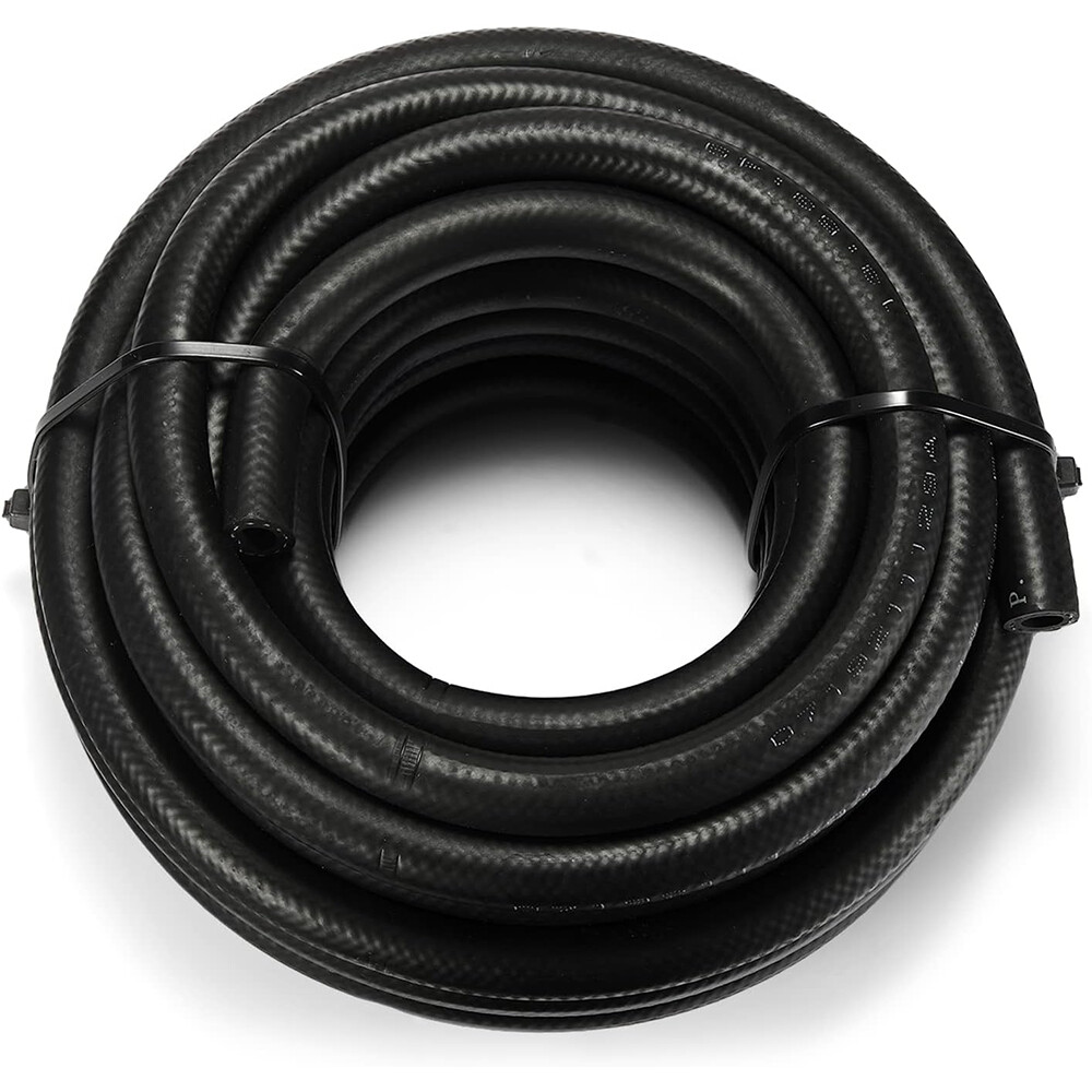 SPELAB 25FT Fuel Hose Line 3/8" ID Push Lock NBR Rubber SAE 30R7 300PSI
