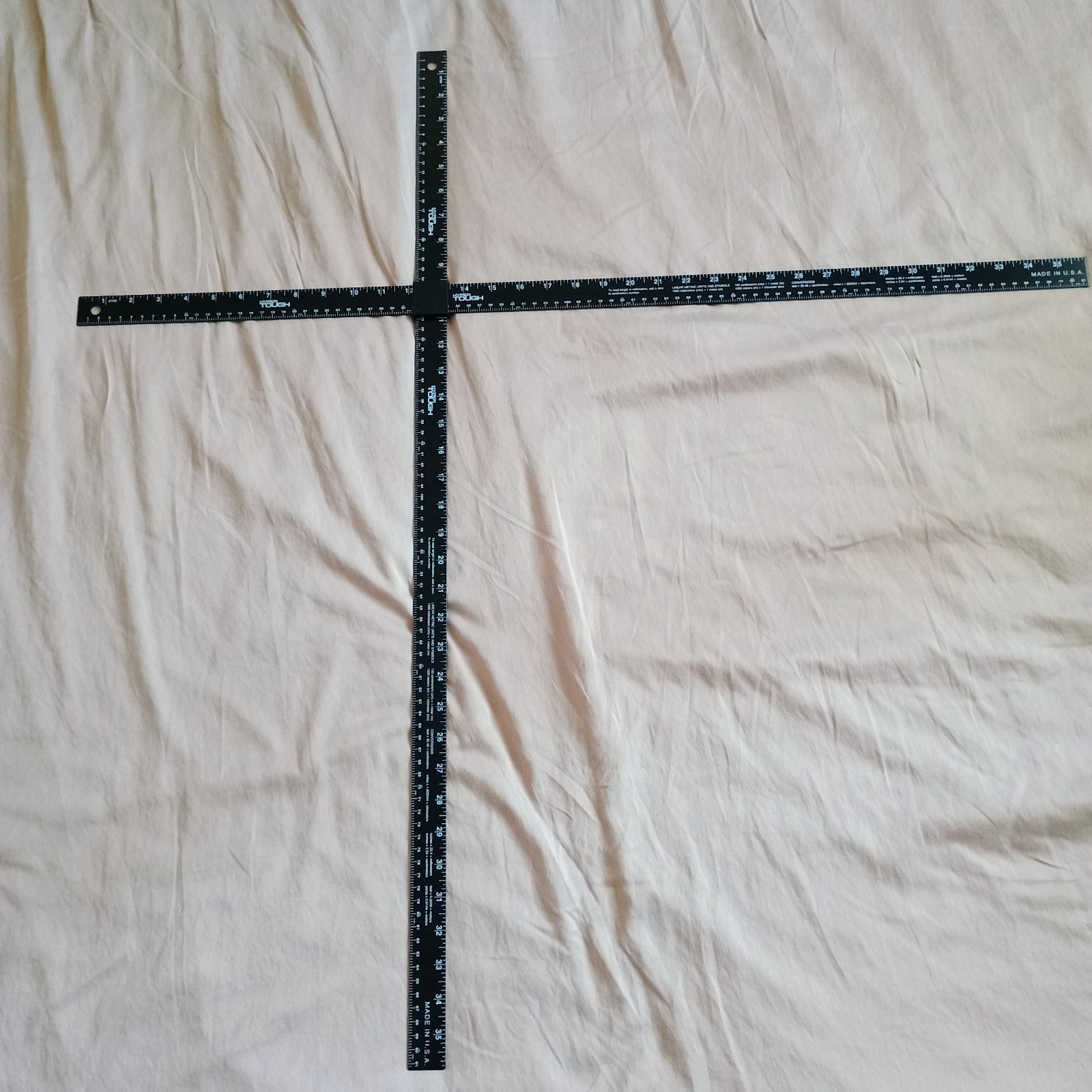 Plastic Yardstick Reseller Adapter Ruler Tool For clothing Quick Measurements