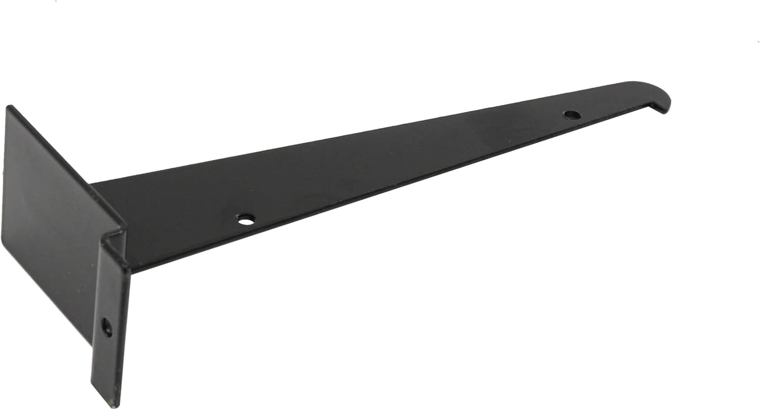 24 Slatwall 8" Knife Shelf Brackets Black Lip Retail Shelving Display Bracket