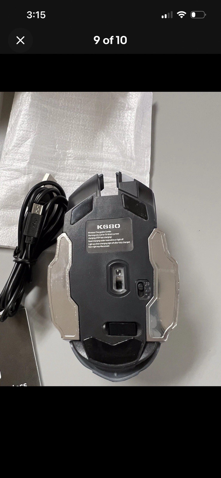 Xinmeng Mamba Snake K680-Pro Wireless Keyboard Mouse And Mouse Pad