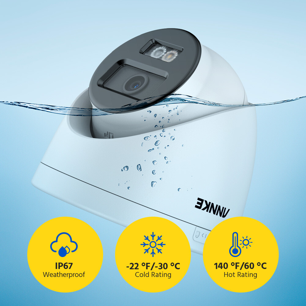 ANNKE 4K POE Security IP Camera Audio AC800 Outdoor Color Night Human Detection