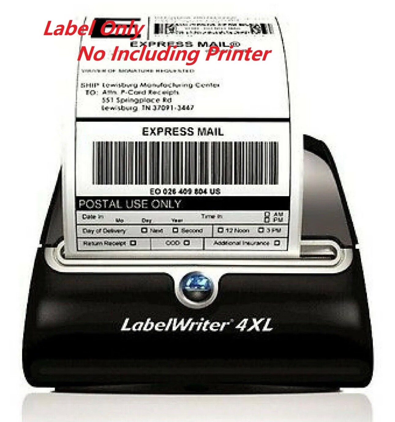 20 Rolls 4400 labels 4x6 Thermal Shipping Label 220/Roll fit Dymo 4XL 1744907