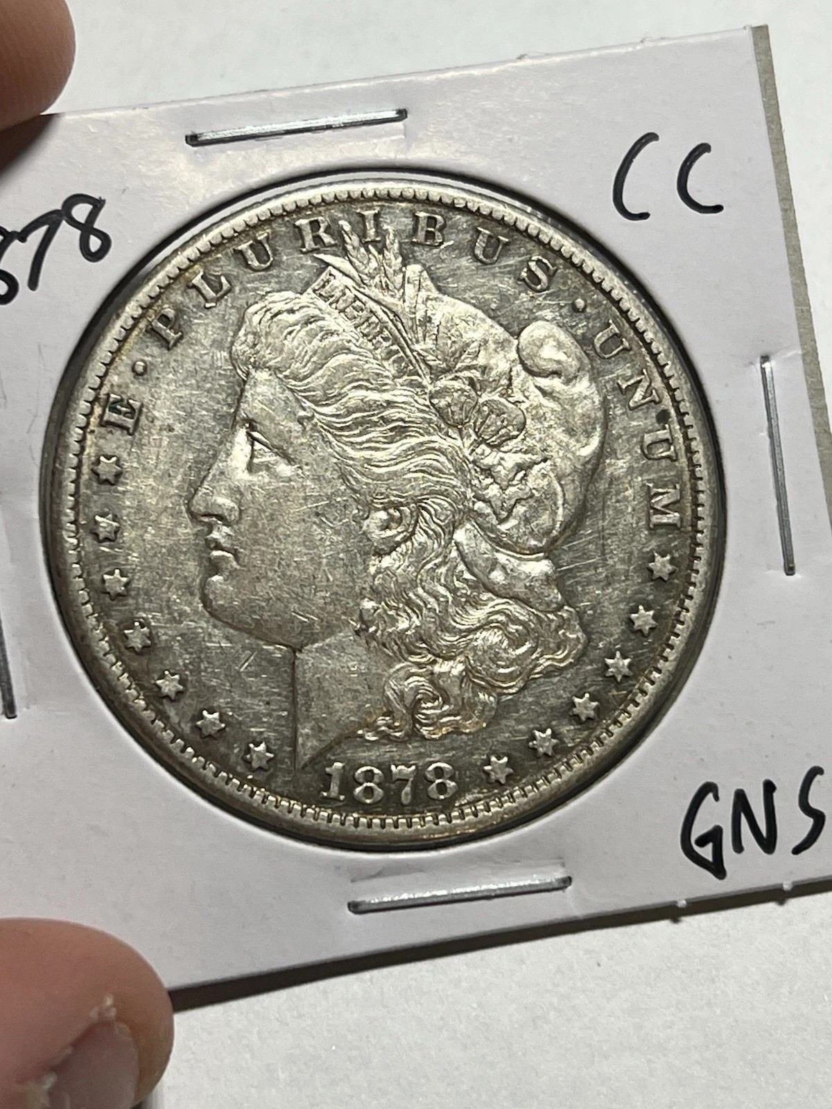 The 1878 CC version of the Morgan silver coin is very exquisite in Carson City