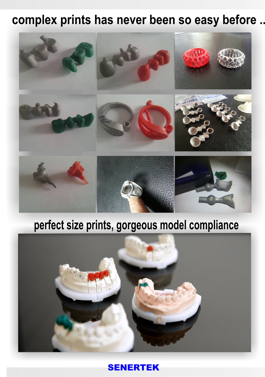 DLP SLA LCD 3d printer castable high quality resin for dental & jewelry