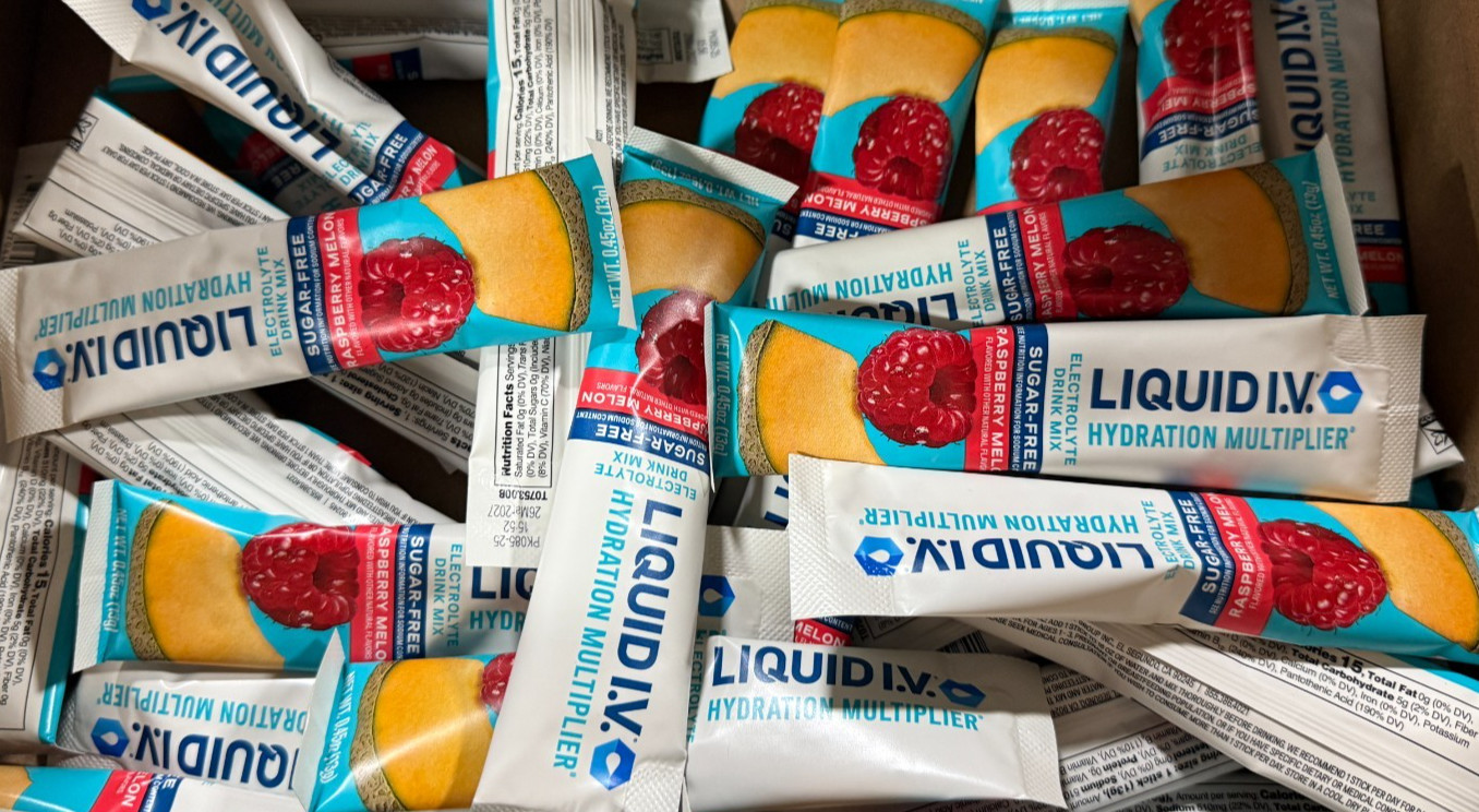 Liquid IV Hydration Multiplier Raspberry Melon SUGAR FREE 30 Sticks Exp 3/2027