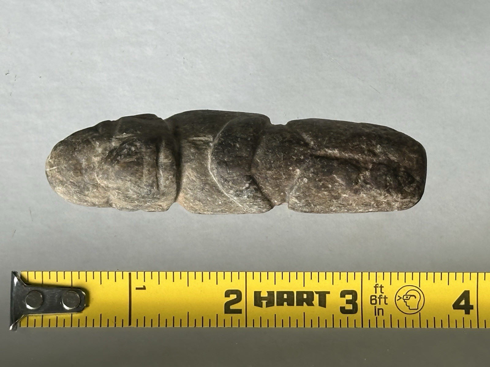 PRECOLUMBIAN HUMAN EFFIGY FIGURE, AXE GOD MEZCALA MIXTEC MAYAN OLMEC MAYA