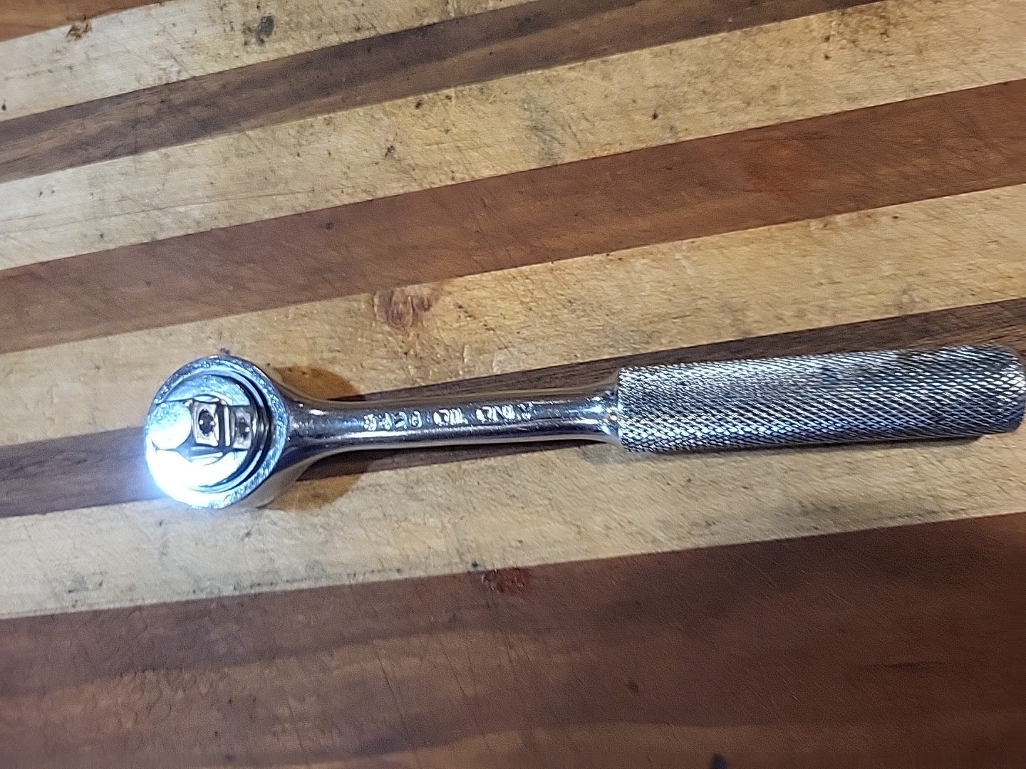 Wright 3426 Ratchet 3/8" Dr. Knurled Ratchet. USA 🇺🇸 EUC 🔥