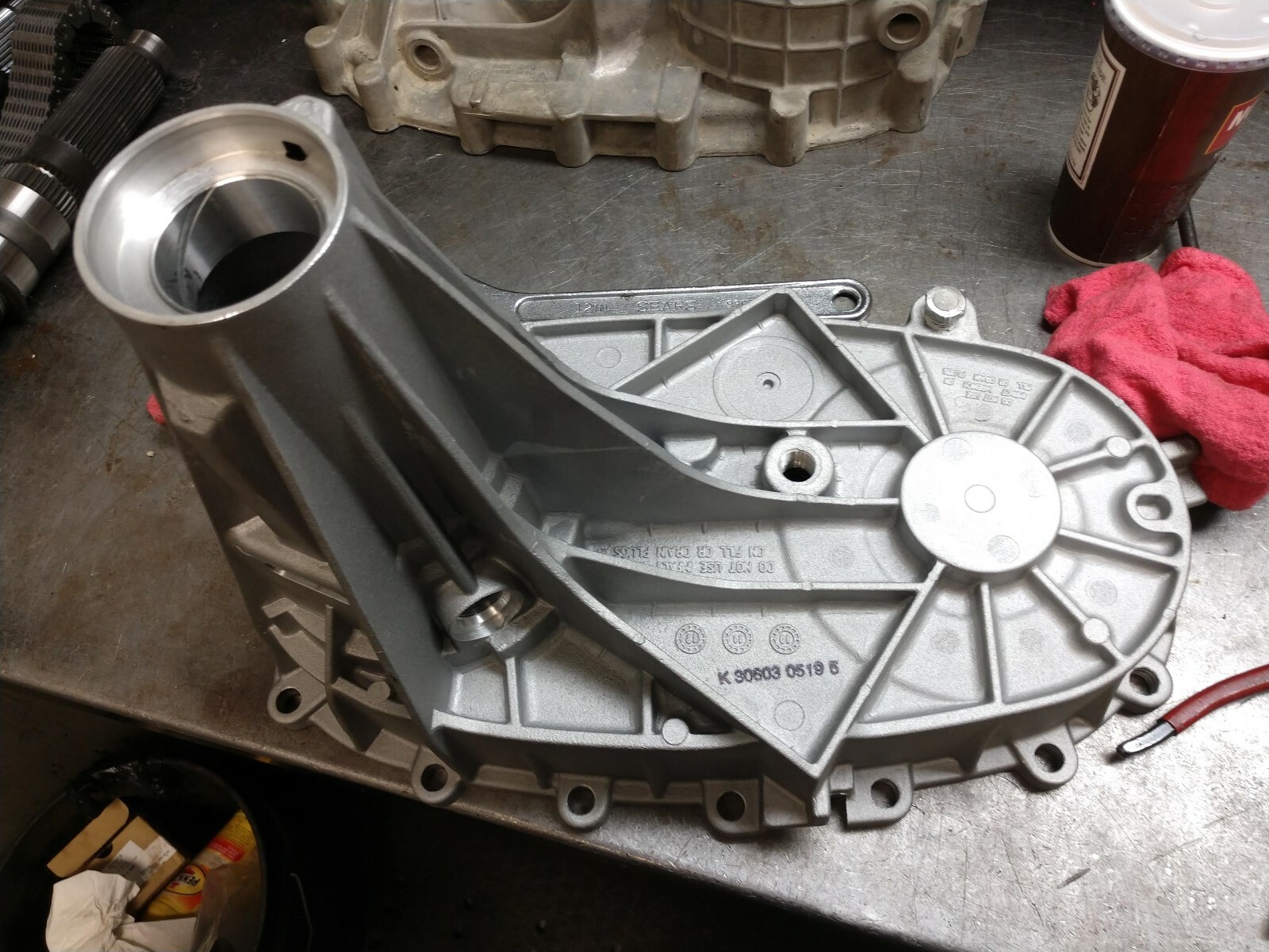 263 HD gm transfer case 01-07 Chevy trucks, Updated New Rear Aluminum Case Half.