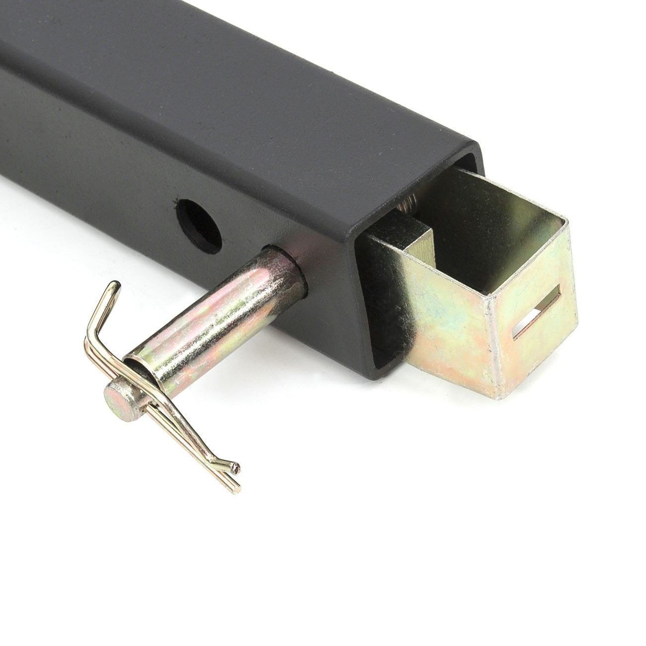 Black Motorcycle Scooter DirtBike Carrier Hauler Hitch Mount Rack Ramp Anti Tilt