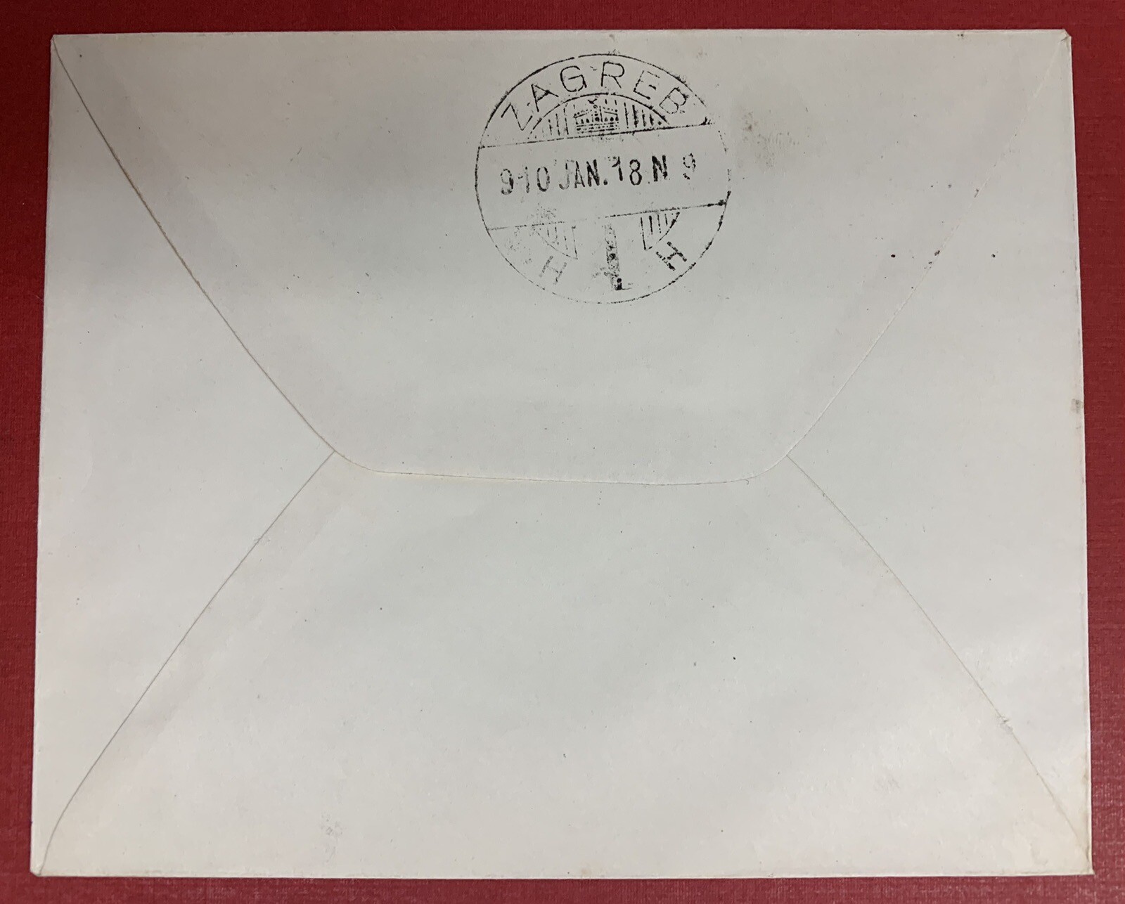 Yugoslavia, Scott #C2L3-2L4, 2L12, on 1918 Cover to Zagreb, 4 Postal Markings