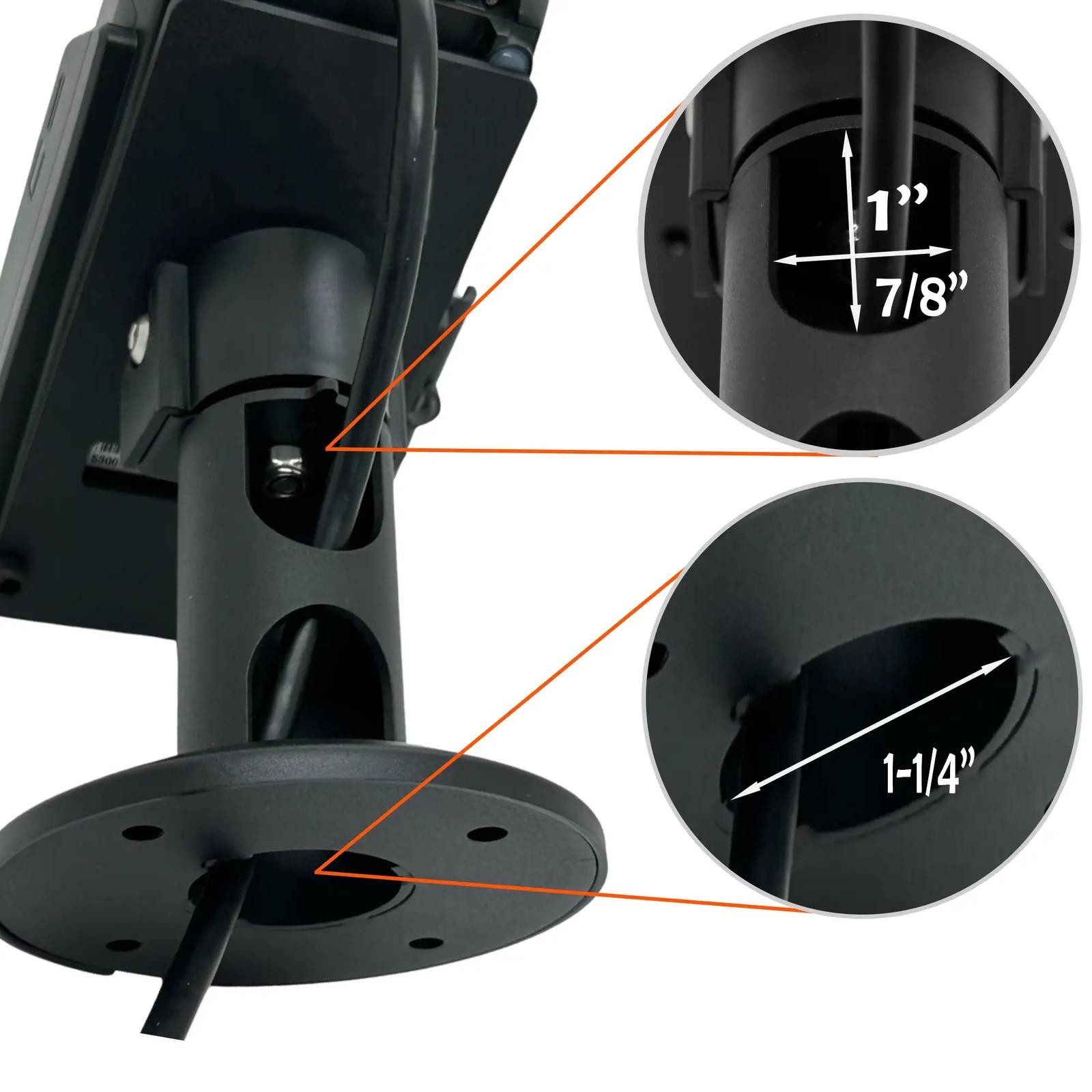 Hilipro POS Stand for Ingenico ISC480 - Swivel and Tilts -Point of Sale Stand