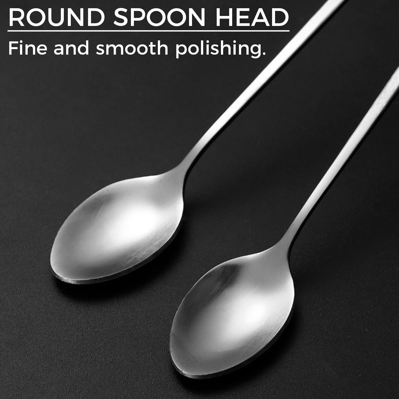 10-Piece Long Handle Bar Spoon Set 8-Inch 20cm - Reusable no, mixcolor