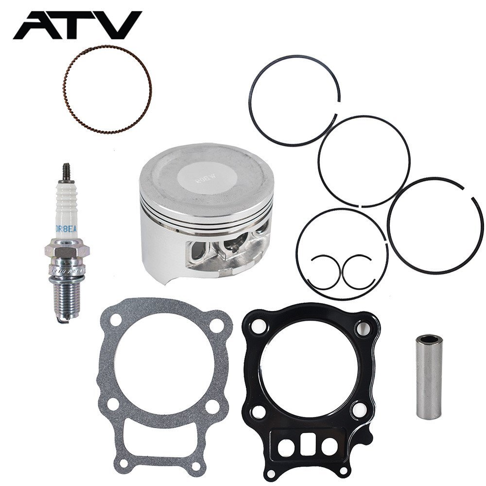 Piston Rings Gasket Kit Spark Plug 2000-2006 for Honda Rancher TRX350