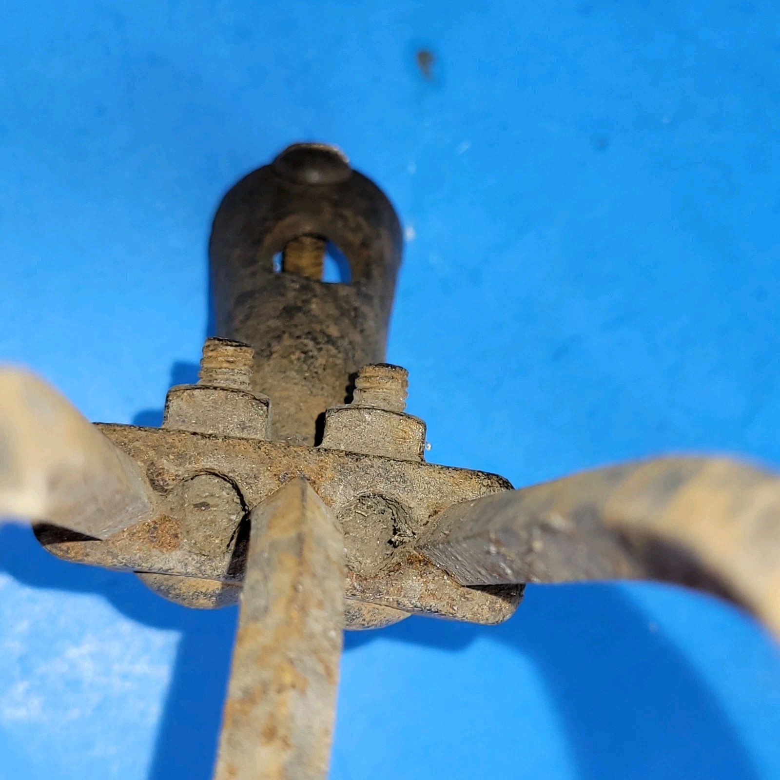 Vintage 3 Tine Prong Garden Cultivator Hoe Rake Claw Antique