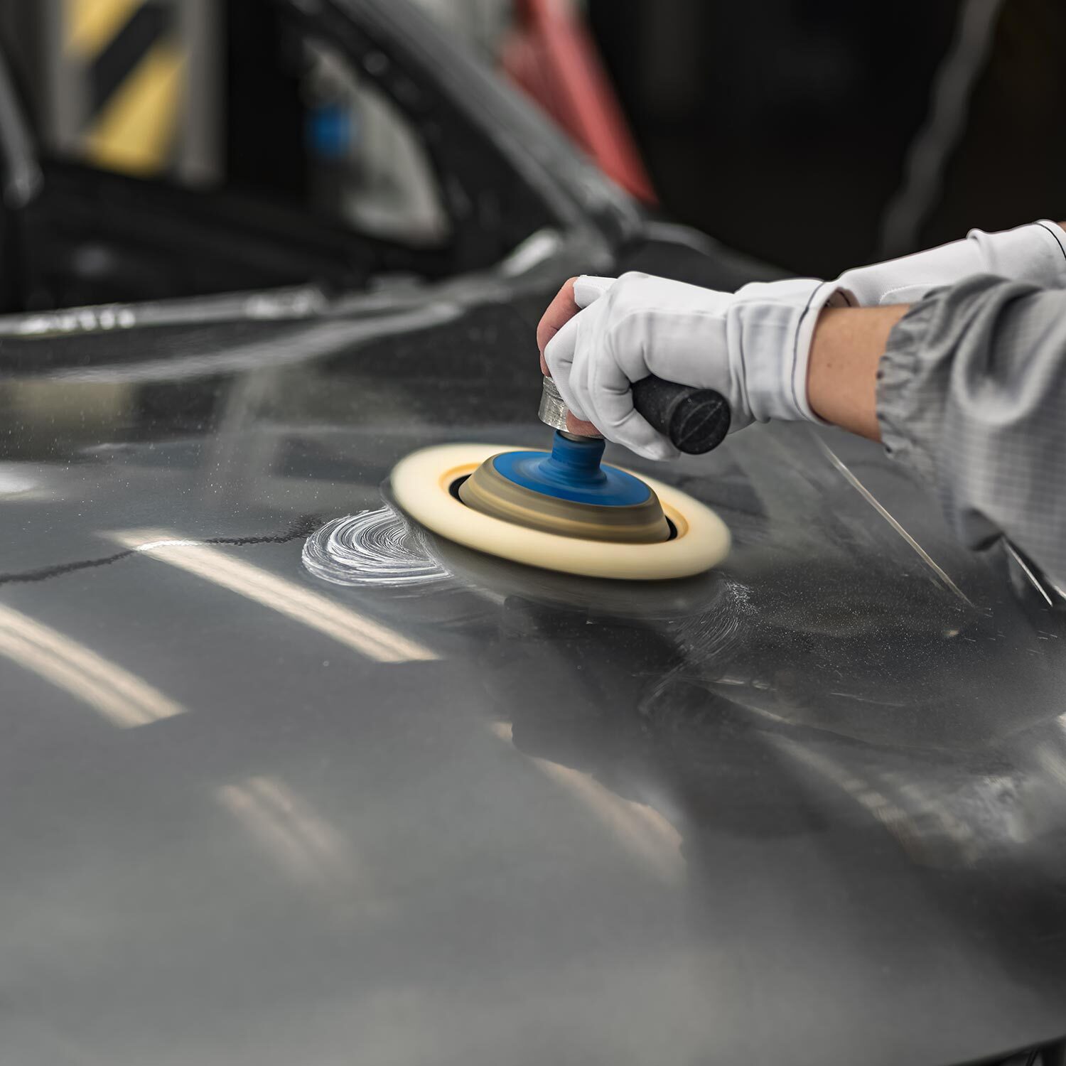 6" 100% Wool Hook & Loop Grip Buffing Pad for Compound Cut & Polishing 2 Pack