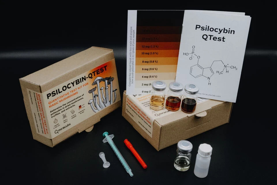 Wild Mushroom Potency Test Kit - Miraculix QTest for Foraged Mushroom Analysis