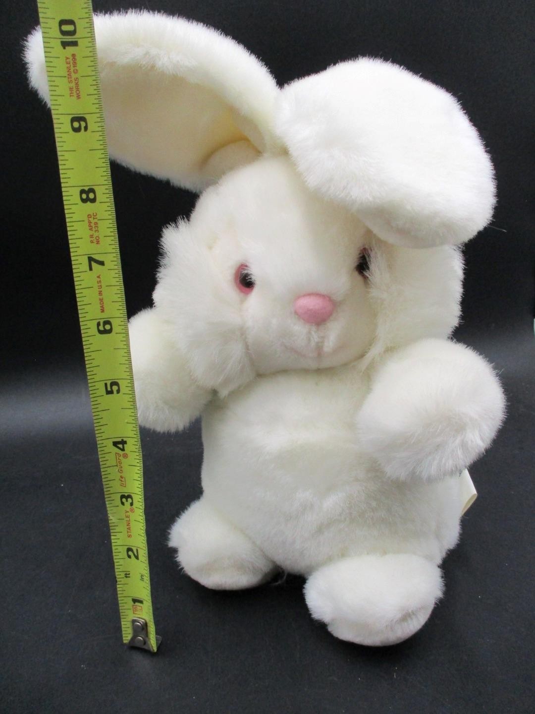 Vintage Fanny Farmer Candies Easter Box + 2 Plush Stuffed Bunny Rabbits BOYDS