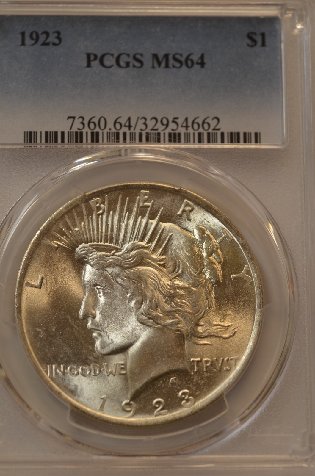 1923-P Peace Dollar PCGS MS64 Item # 7088