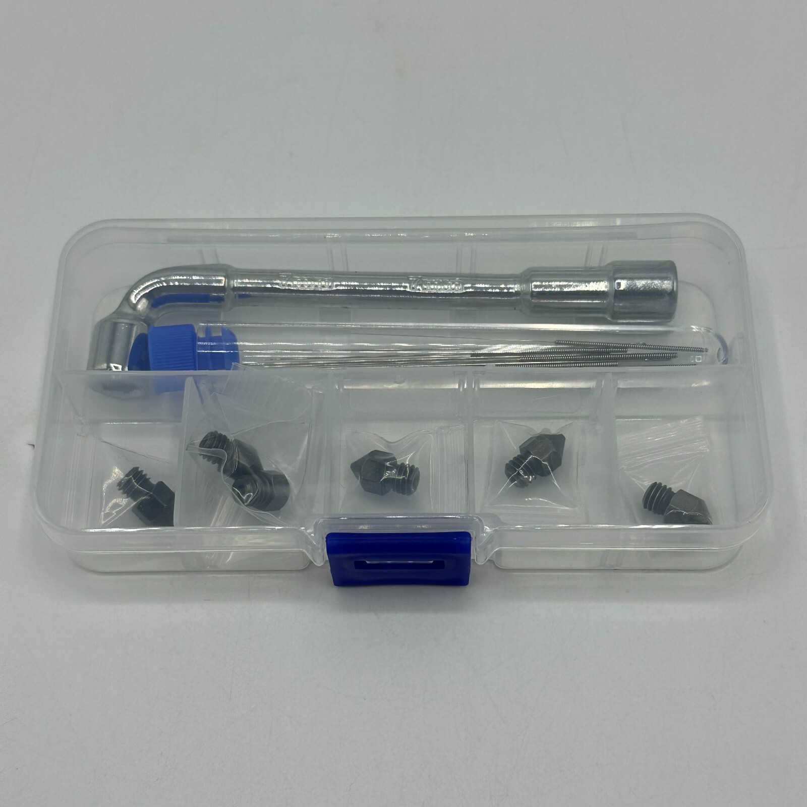 Hardened Steel Nozzle Kit 3D Printer Extruder for Ender 2 3 5 MK8 A6 A8 CR-10