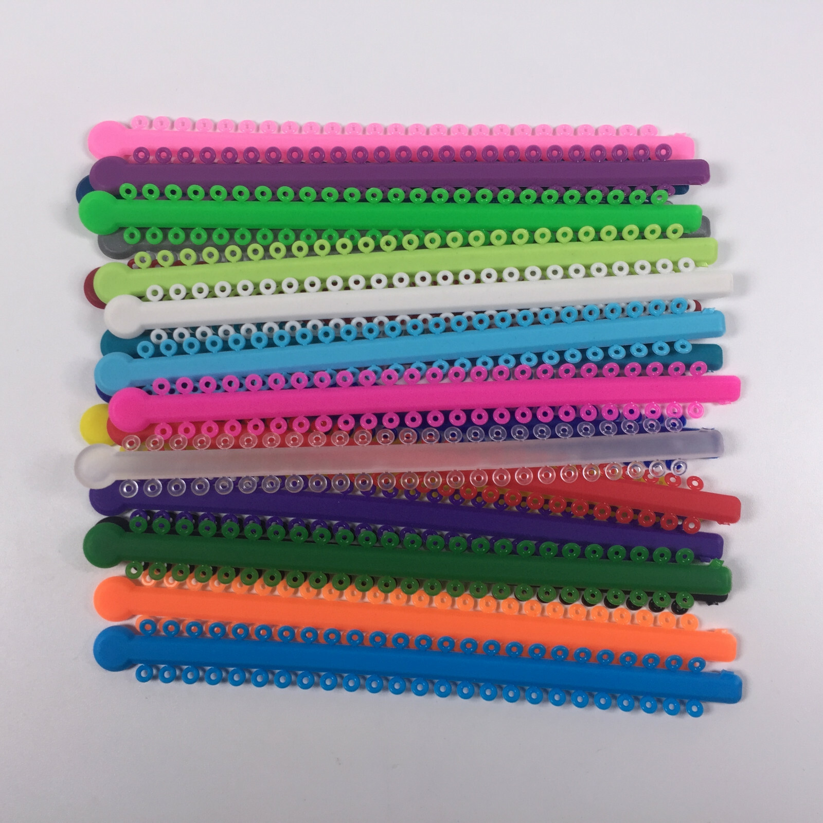 Dental Ligature Ties Light Force Ortho Rubber Elastic Band 1000Ring/Bag 48colors