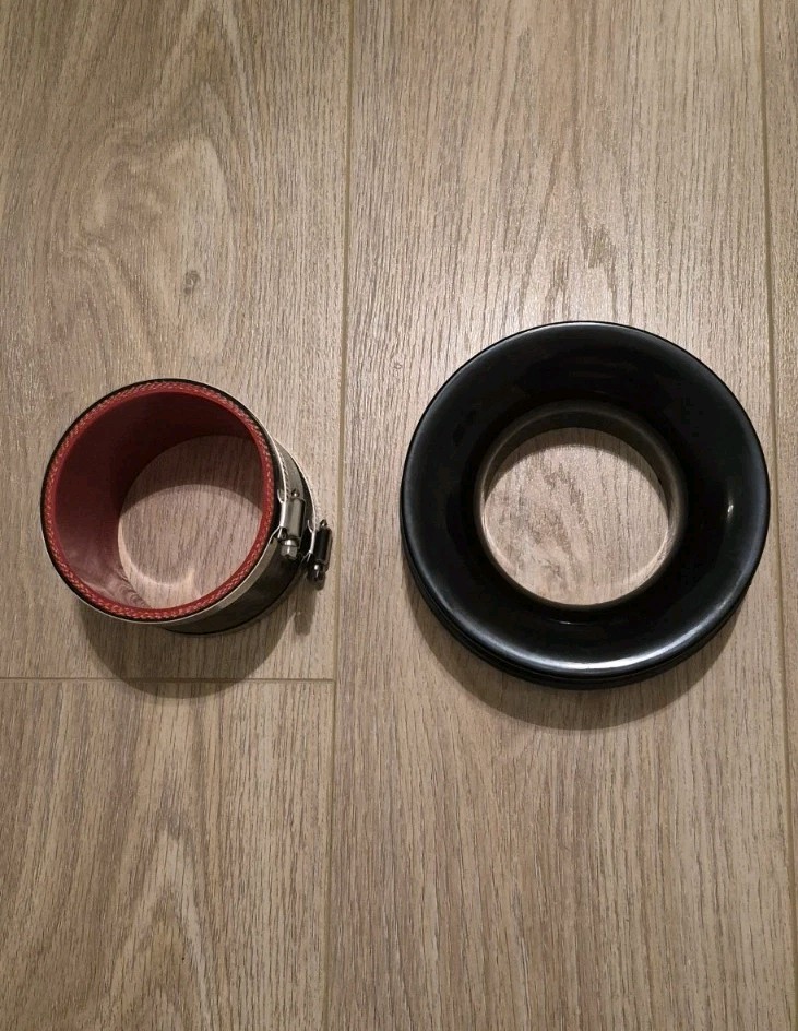 UNIVERSAL 4" 101mm VELOCITY STACK FOR COLD AIR INTAKE OR TURBO WITH COUPLER