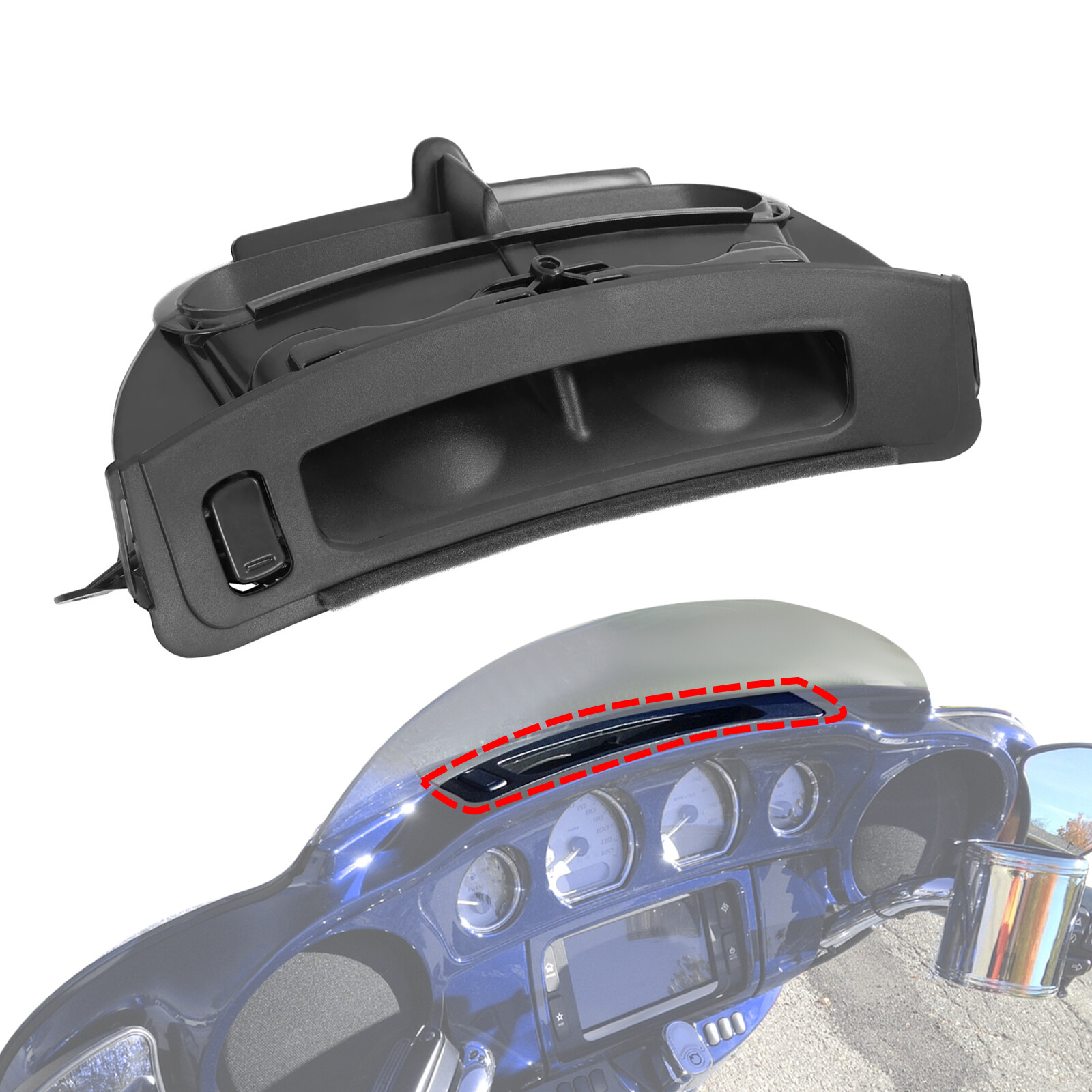 Inner Fairing Air Vent For Harley Electra Street Tri Glide Ultra Limited 2014-Up