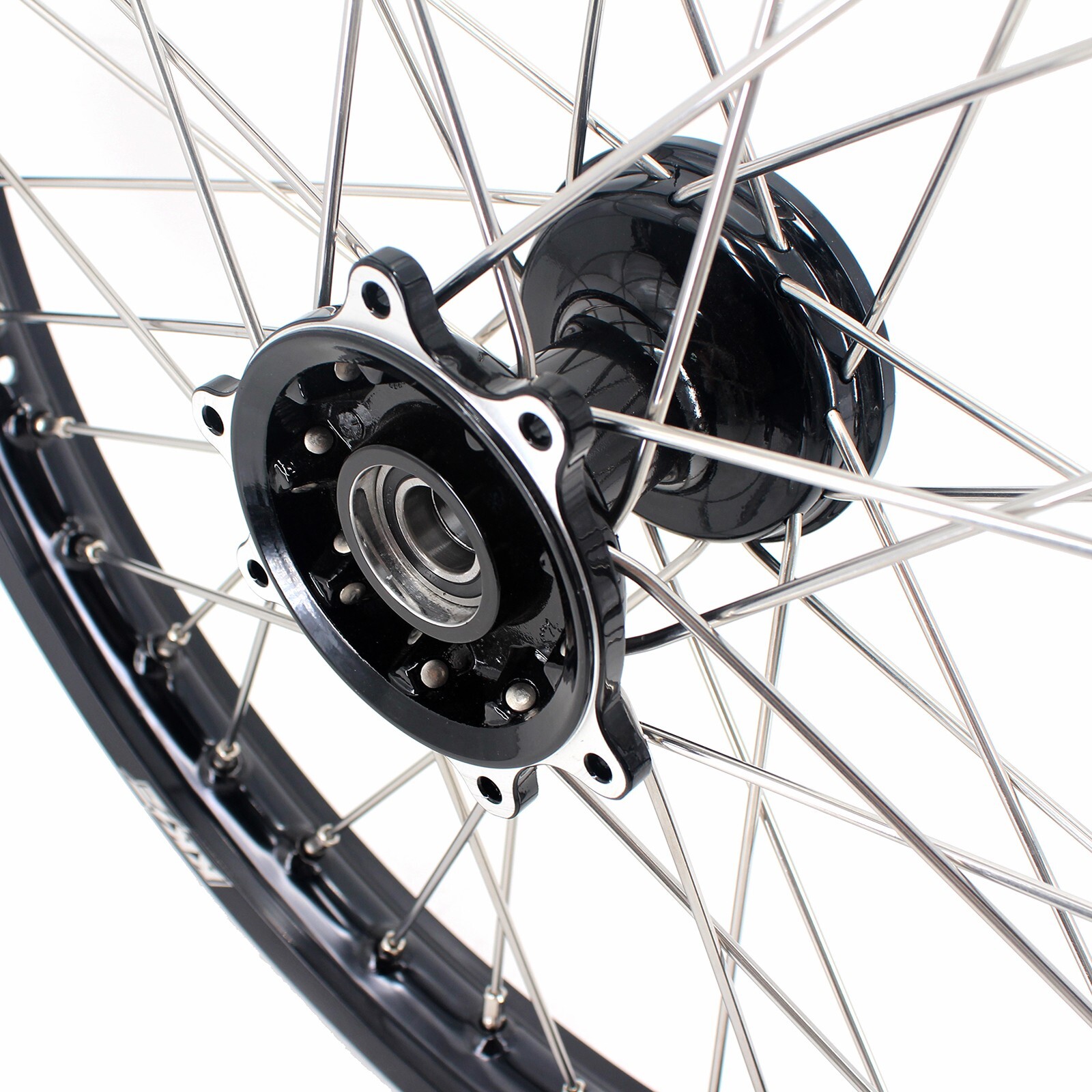 KKE 21/19" Cast MX Wheels Fit Honda CR125R CR250R 1995-2001 CR500R 1996-01 Black