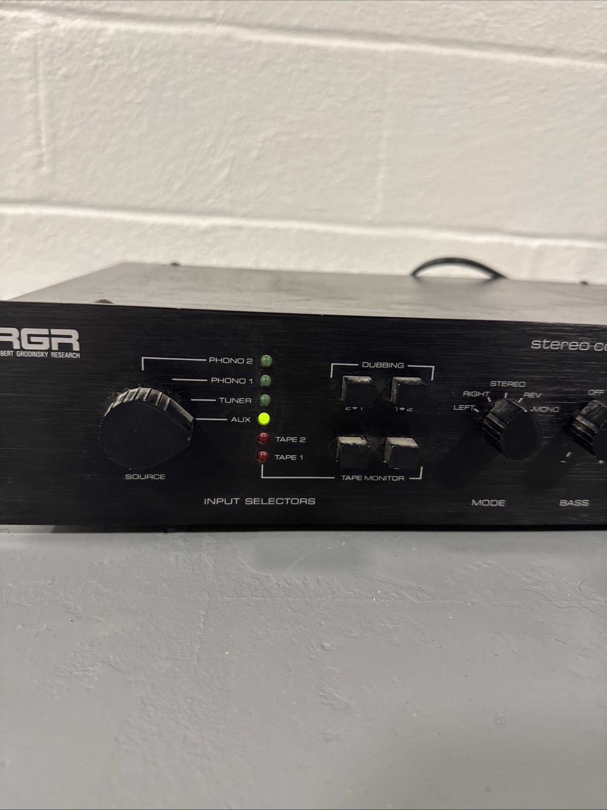 RGR Robert Grodinsky Research Model Four-1 41 Stereo Preamplifier