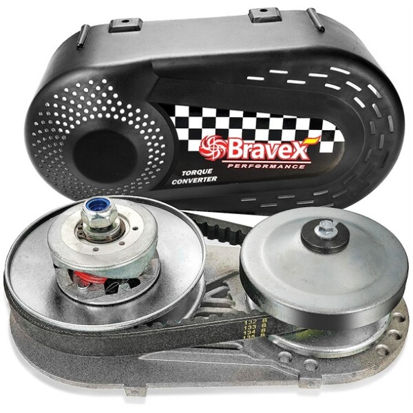 Bravex Torque Converter 3/4" Clutch Go Kart 10t12t Complete Cvt Combo 30 Series