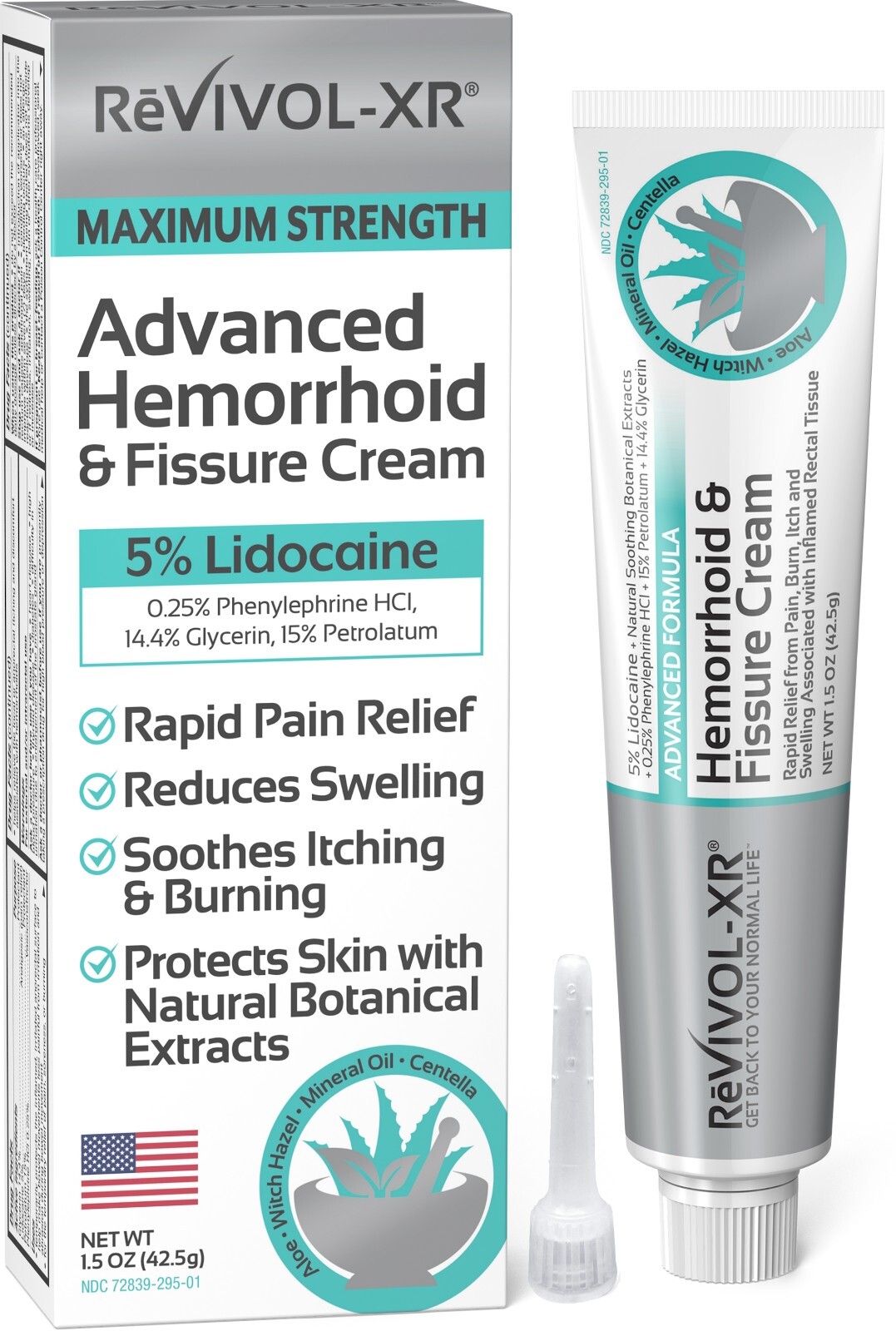 Advanced Hemorrhoid Treatment 5% Lidocaine + Swell Reducer + Skin Protectant