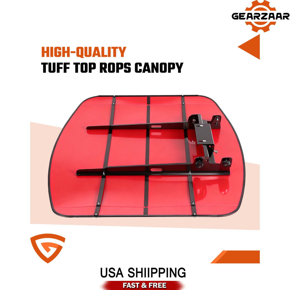 Sun Shield Tuff Top Tractor Canopy For 2" x 2" or Shield Tuff Top Tractor Canopy