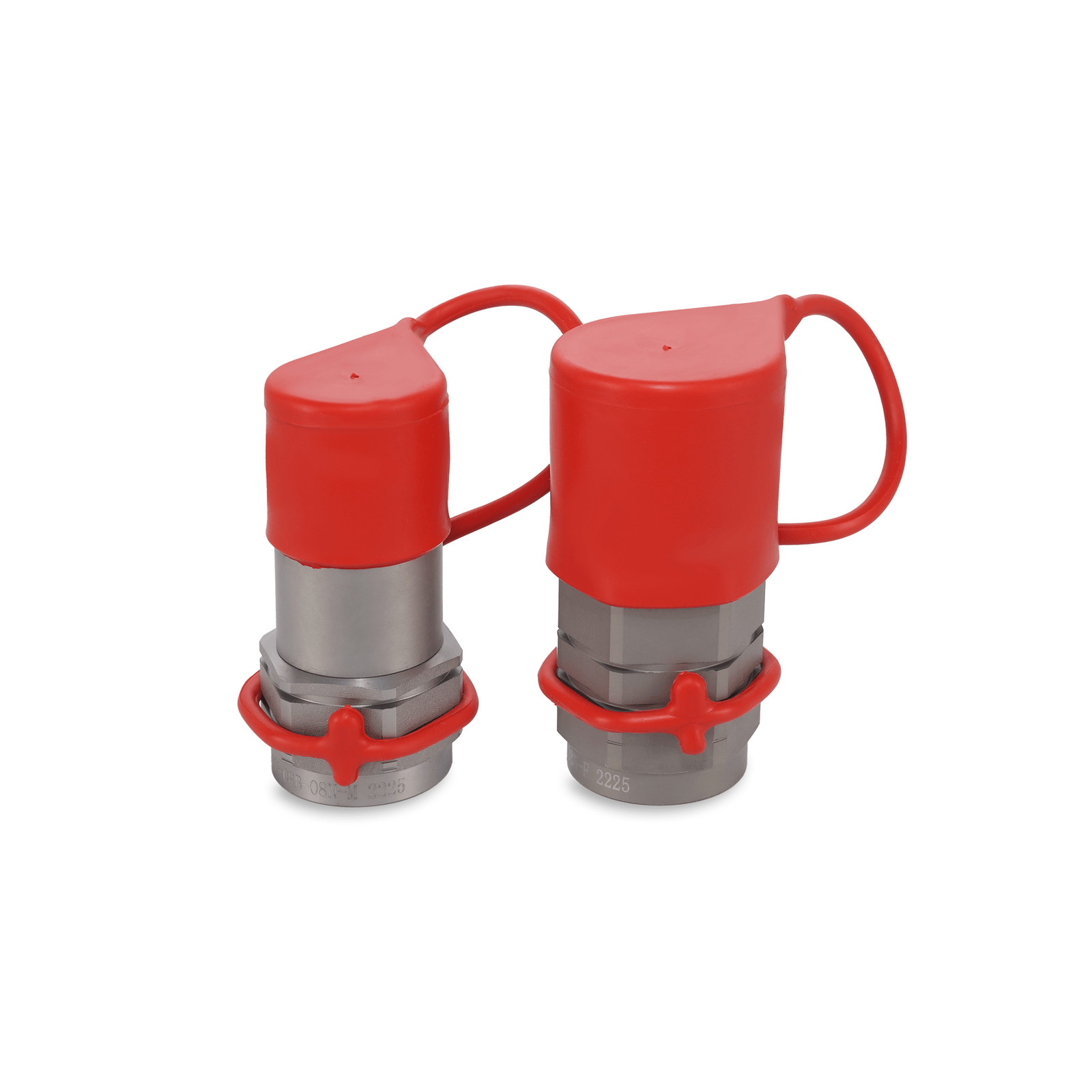 1/2″ Flat Face Hydraulic Quick Couplers Set - 1/2″ NPT Thread