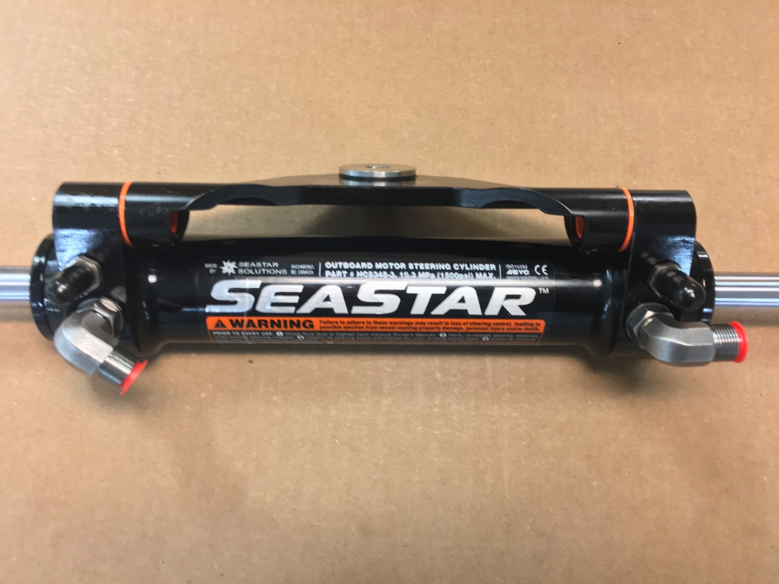 SeaStar HC5358-3 Front-Mount Pivoting Outboard Cylinder: Core Exchange Required