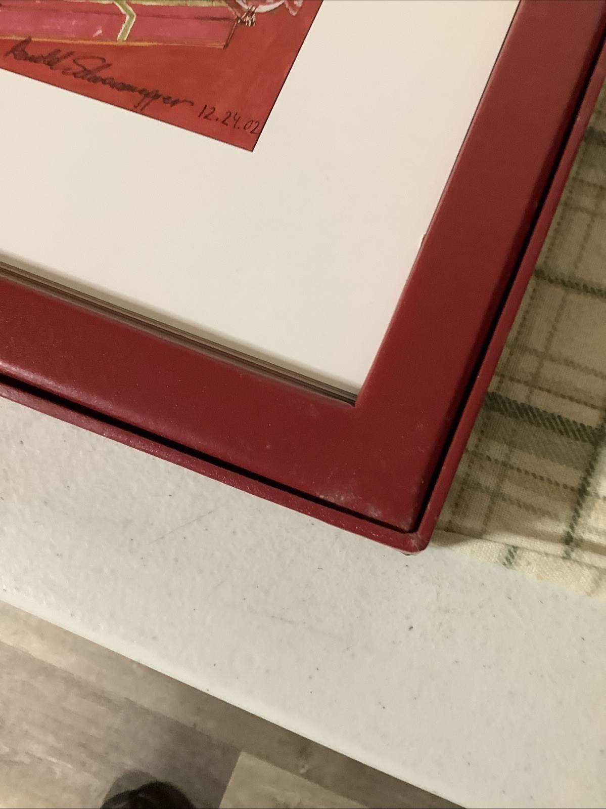 Rare Arnold Schwarzenegger 2007 Holiday Calendar Of His Art W/ Signed Letter