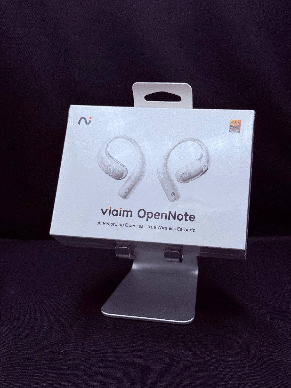 NEW VIAIM OpenNote AI Voice Recorder Transcription Open Ear Earbuds FlashRecord