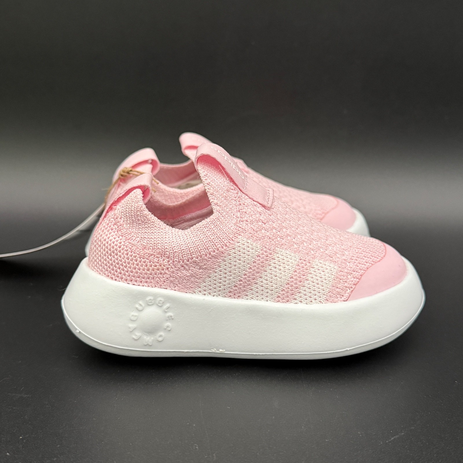 adidas Toddler Bubblecomfy Purple Slip-On Shoes JS1084