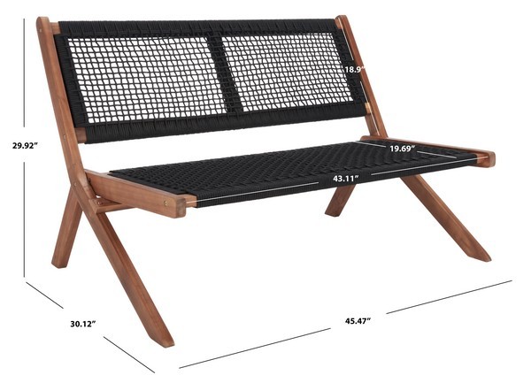 Safavieh KOBINA OUTDOOR BENCH, Reduced Price 2172777999 PAT7304E