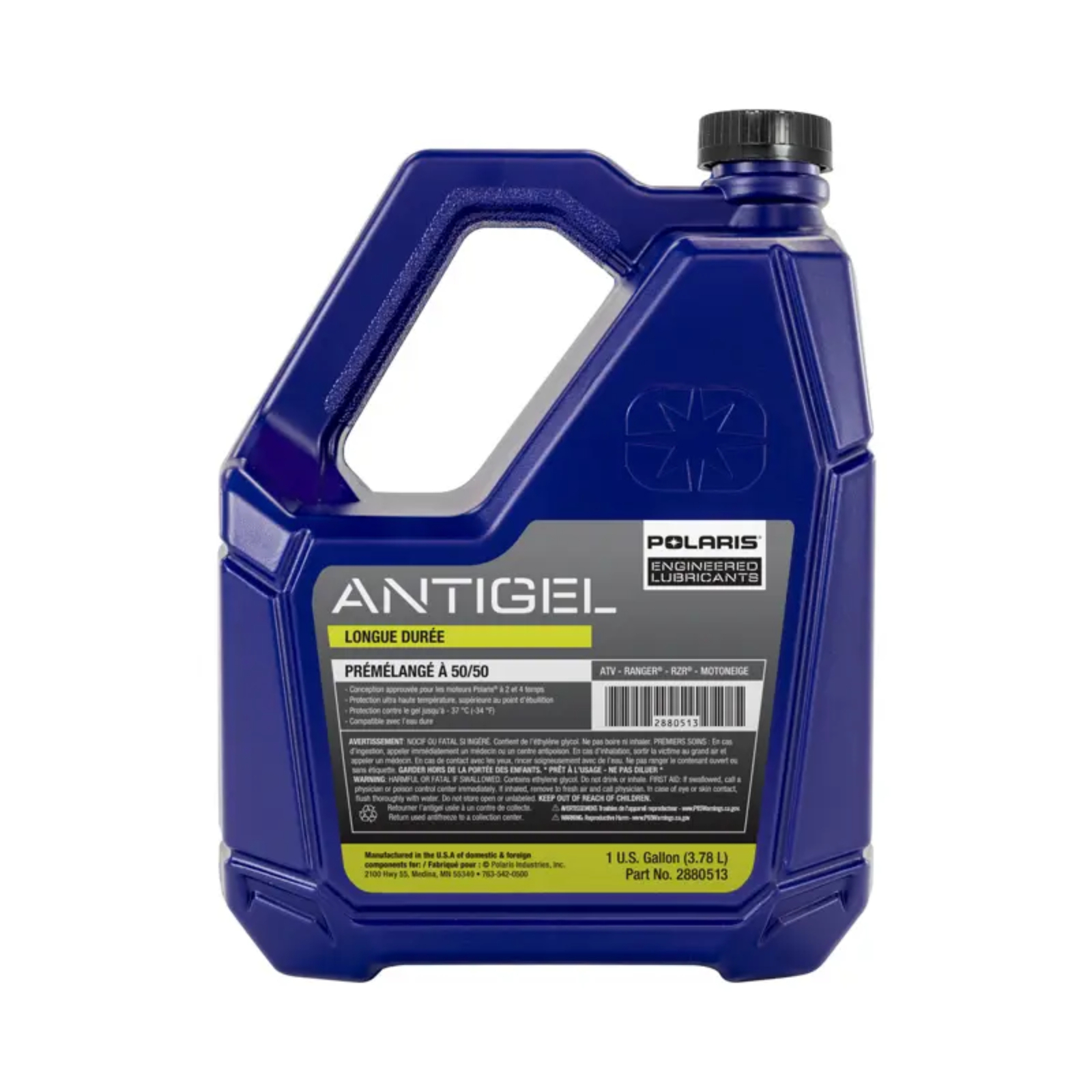 Polaris Snowmobile ATV Ranger Razor OEM Antifreeze Coolant 1 Gallon 2880513
