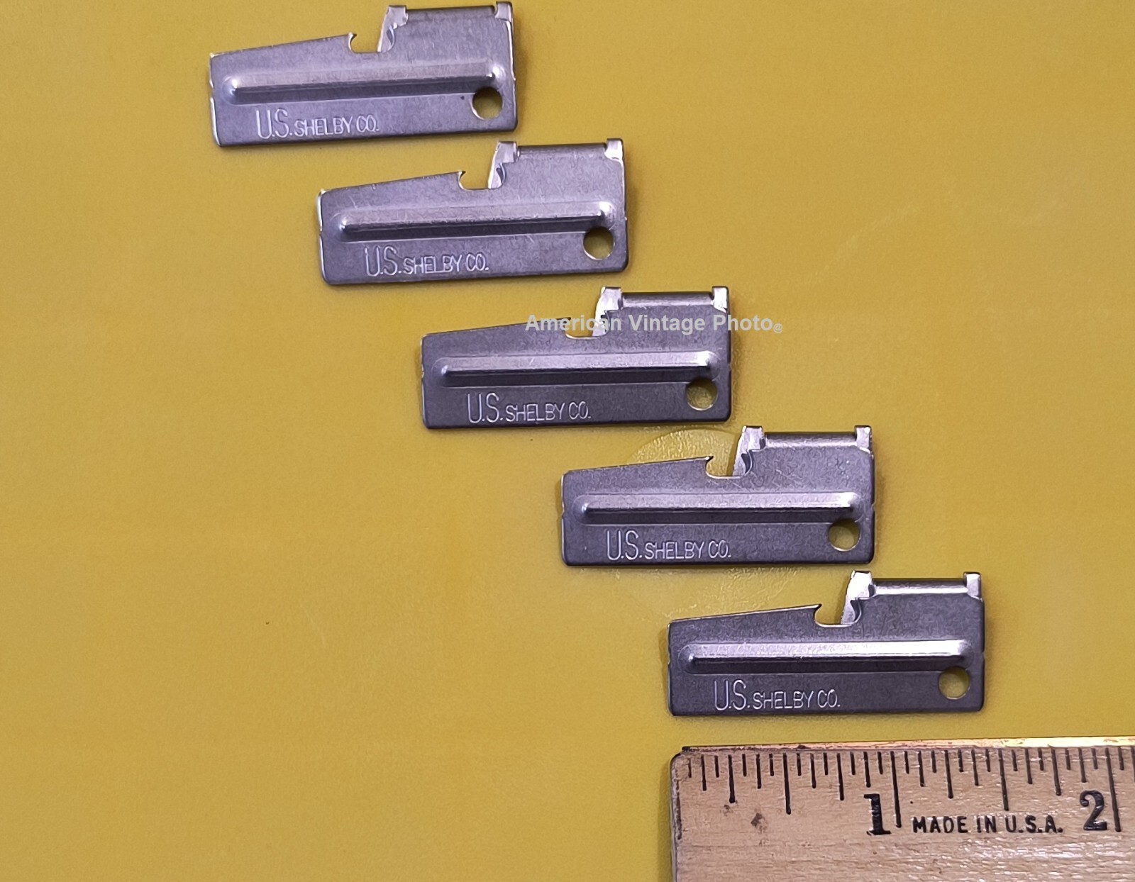 P38 & P51 Can Opener 10 Pack Shelby + Key Rings Mess Camping Survival Military