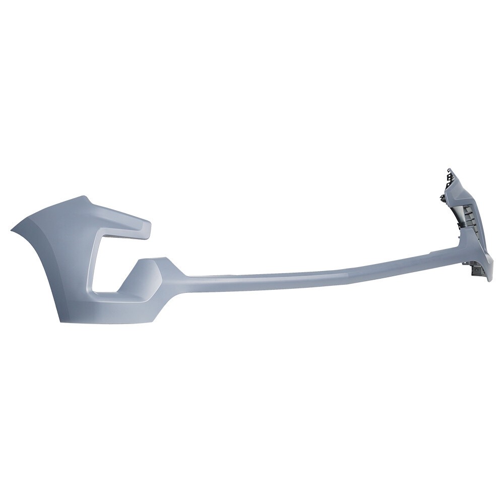 Front Upper Bumper Cover For 2022-2026 Chevy Silverado 1500 w/ End Cap Air Duct