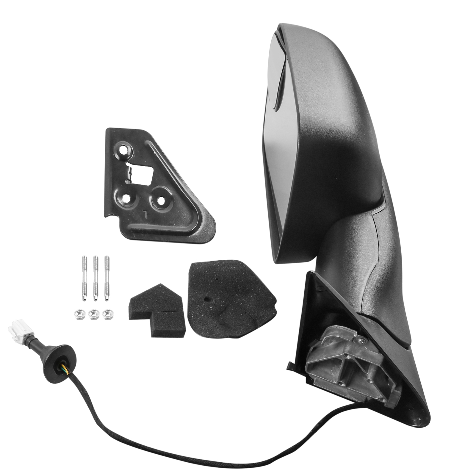 Pair Black Power Heated Tow Mirrors For 98-2001 Dodge Ram 1500 98-2002 2500 3500