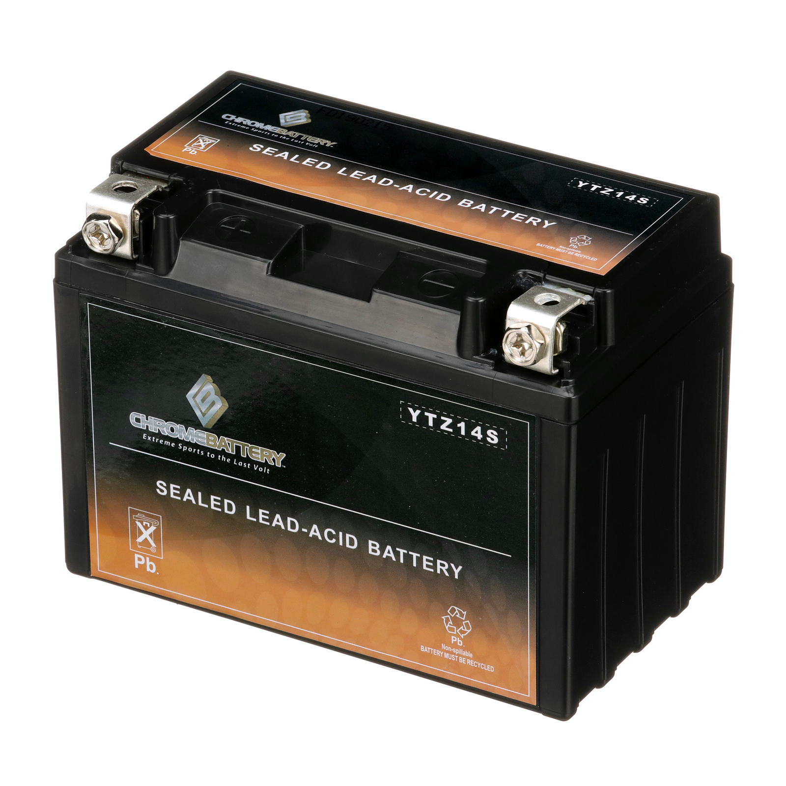 YTZ14S-BS High Performance Rechargeable Power Sports Battery