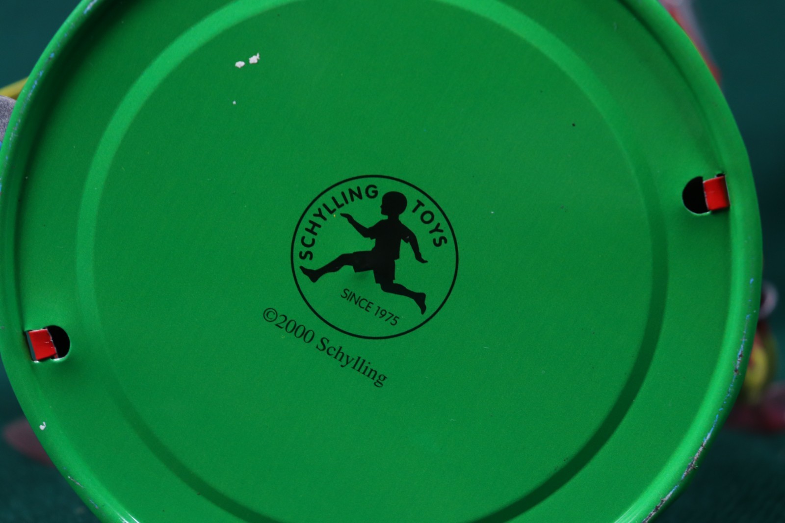 Schylling Reproduction Tin Type Rotating Ride A Rocket Toy 2000 Classic - works