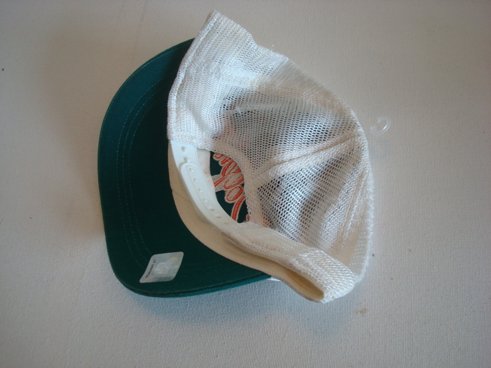 MIAMI DOLPHINS MESH SNAPBACK DEADSTOCK HAT CAP VINTAGE P1