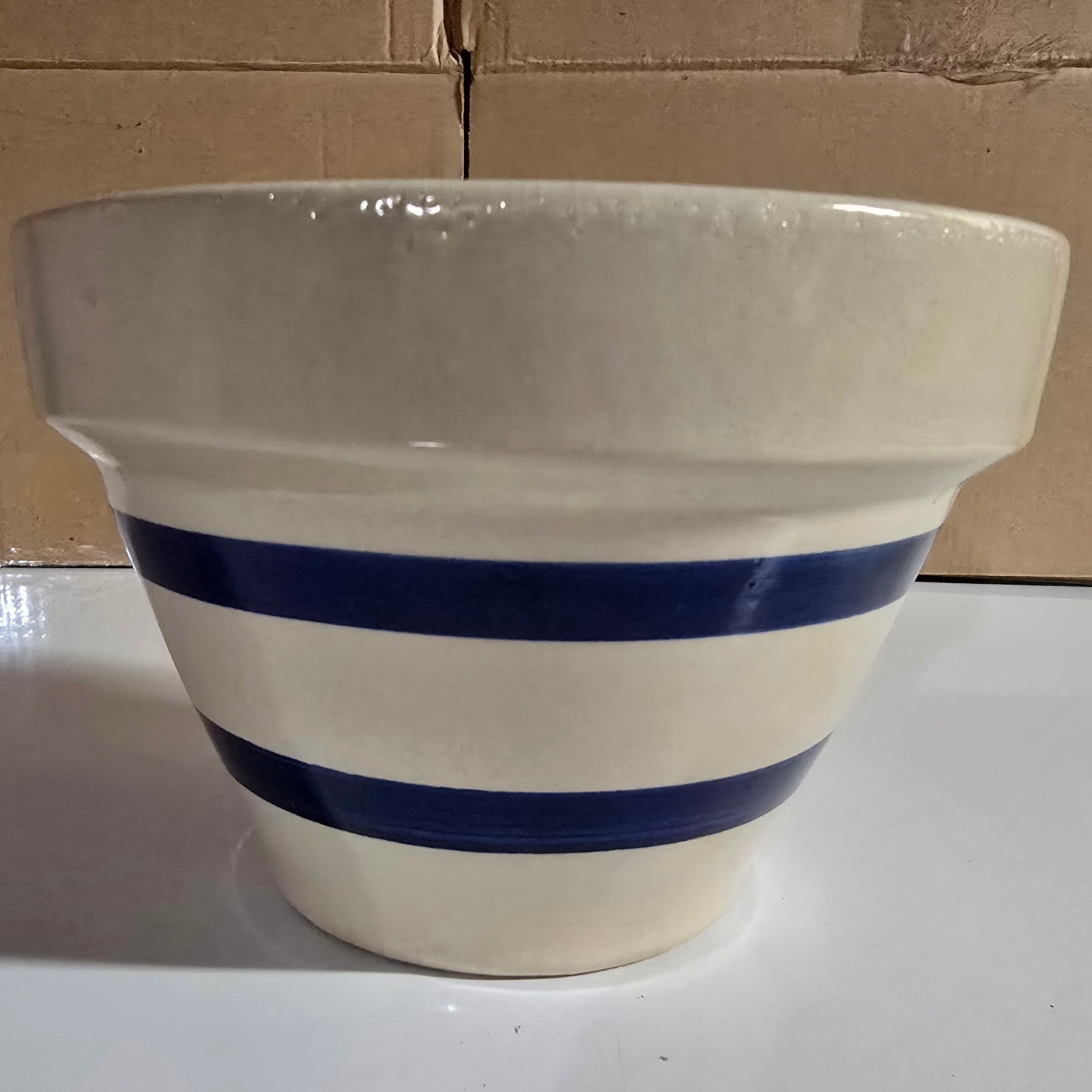 Robinson Ransbottom Pottery RRP Roseville Ohio Stoneware Bowl Planter Crock