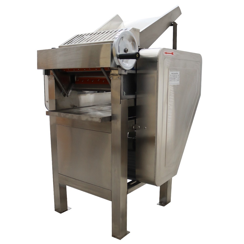 11.8" Commercial High-speed Press Dough Machine 150Kg/h Thickness Adjustable 3HP